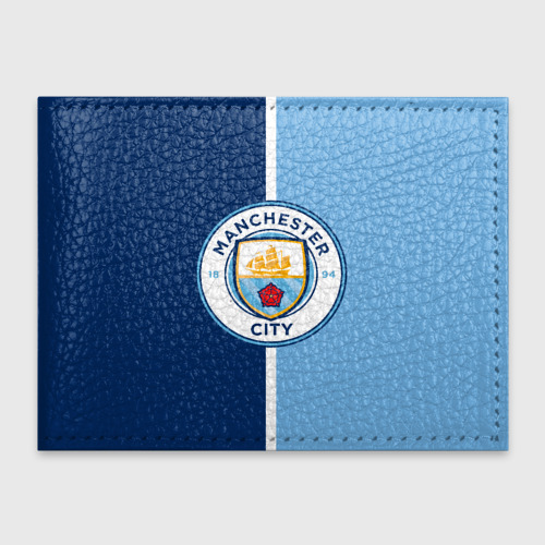 Обложка для студенческого билета Манчестер сити Manchester, цвет синий