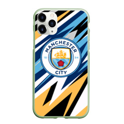 Чехол для iPhone 11 Pro матовый Манчестер сити Manchester