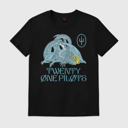 Мужская футболка хлопок Twenty one pilots SaI Дракон