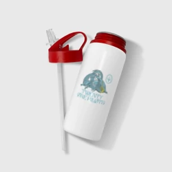 Бутылка для воды с трубочкой Twenty one pilots SaI Дракон - фото 2