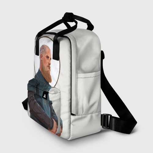 Женский рюкзак 3D с принтом Ragnarr Saint, фото на моделе #1