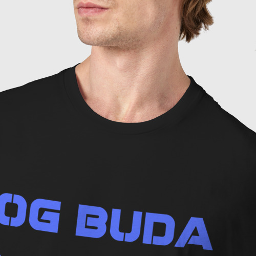 Мужская футболка хлопок с принтом OG BUDA | ОПГ СИТИ | FREERIO | SEXY DRILL, фото #4