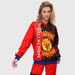 Женский костюм с толстовкой 3D Манчестер Manchester united - фото 2