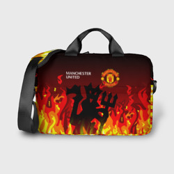 Сумка для ноутбука 3D Manchester united дьявол