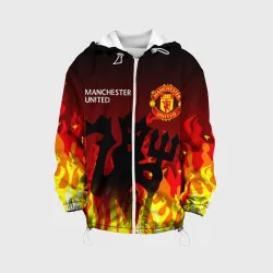 Детская куртка 3D Manchester united дьявол