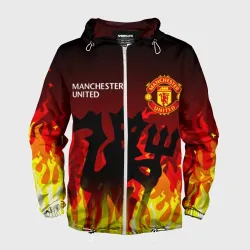 Мужская ветровка 3D Manchester united дьявол