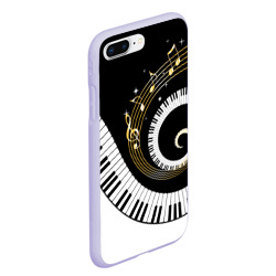 Чехол для iPhone 7Plus/8 Plus матовый Музыкальный узор - фото 2