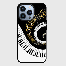 Чехол для iPhone 13 Pro Музыкальный узор