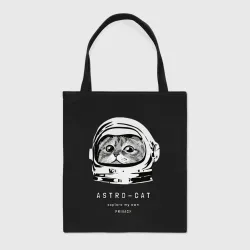 Шоппер BioNature ASTRONAUT CAT КОТ КОСМОНАВТ