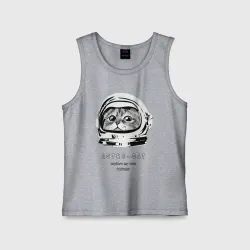 Детская майка хлопок ASTRONAUT CAT КОТ КОСМОНАВТ