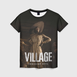 Женская футболка 3D Resident evil village