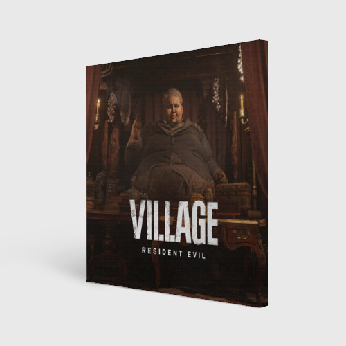Холст квадратный Resident evil village, цвет 3D печать