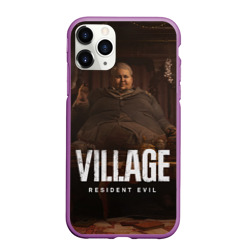 Чехол для iPhone 11 Pro Max матовый Resident evil village