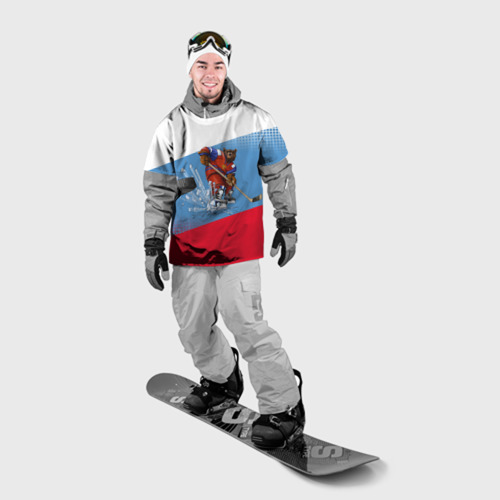 Накидка на куртку 3D Русский хоккей, цвет 3D печать - фото 3