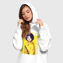 Платье-худи хлопок Приоритет чудо-яйца - фото 2