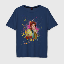 Мужская футболка хлопок Oversize David Bowie Art