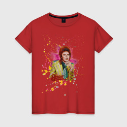 Женская футболка хлопок David Bowie Art