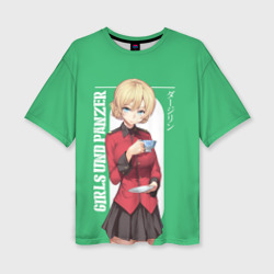 Женская футболка oversize 3D Darjeeling