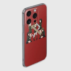 Чехол для iPhone 15 Pro силиконовый с защитой камеры Girls und Panzer Правда - фото 2