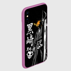Чехол для iPhone XS Max матовый Bleach, Ичиго с мечом - фото 2