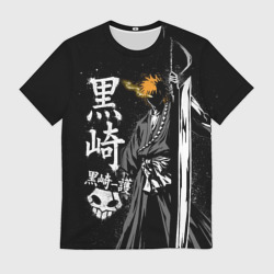 Мужская футболка 3D Bleach, Ичиго с мечом