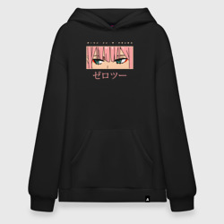 Худи SuperOversize хлопок Darling in the Franxx 02 глаза