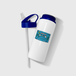 Бутылка для воды с трубочкой Кассета Сектор Газа - фото 2