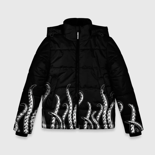 Зимняя куртка для мальчиков 3D Octopus Щупальца