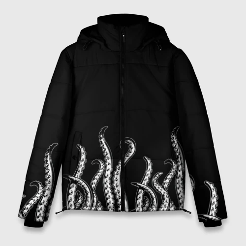 Мужская зимняя куртка 3D Octopus Щупальца
