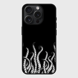 Чехол силиконовый для Apple iPhone 15 Pro матовый Octopus Щупальца