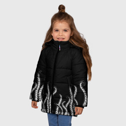 Зимняя куртка для девочек 3D Octopus Щупальца - фото 2