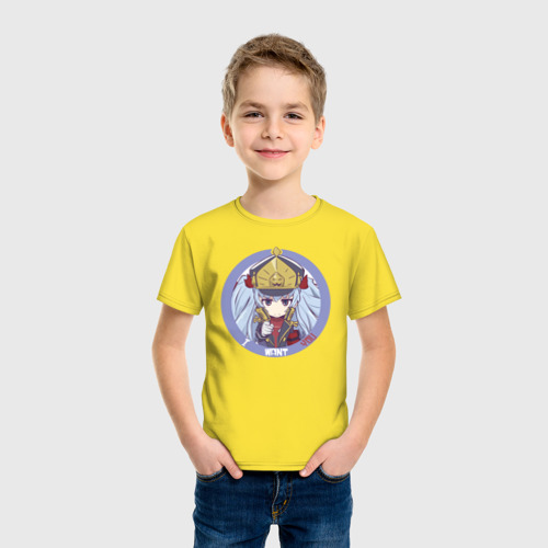 Детская футболка хлопок с принтом Ты нужен Альтаиру, фото на моделе #1