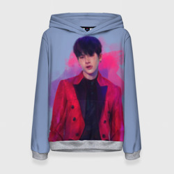 Женская толстовка 3D Kim Seokjin art