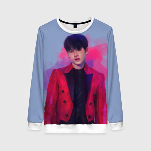 Женский свитшот 3D Kim Seokjin art, цвет 3D печать