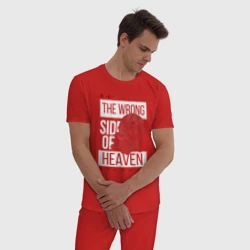 Мужская пижама хлопок The wrong side of hell - фото 2