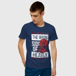 Мужская футболка хлопок The wrong side of hell - фото 2