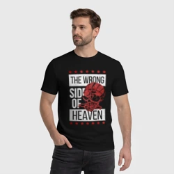 Мужская футболка хлопок The wrong side of hell - фото 2