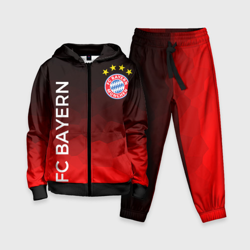 Детский костюм 3D ФК Бавария Bayern Мюнхен, цвет черный