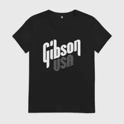 Женская футболка хлопок Gibson USA