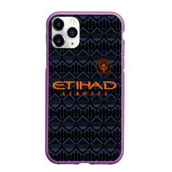 Чехол для iPhone 11 Pro Max матовый Manchester city Манчестер