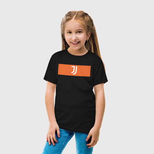 Детская футболка хлопок с принтом Juventus | Tee Cut & Sew (2021, вид сбоку #3