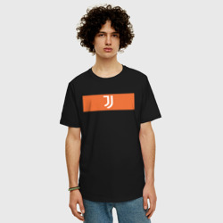 Мужская футболка хлопок Oversize Juventus Tee Cut & Sew 2021 - фото 2