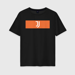 Женская футболка хлопок Oversize Juventus Tee Cut & Sew 2021