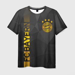 Мужская футболка 3D ФК Бавария Bayern золото