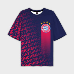 Мужская футболка oversize 3D ФК Бавария Bayern Мюнхен