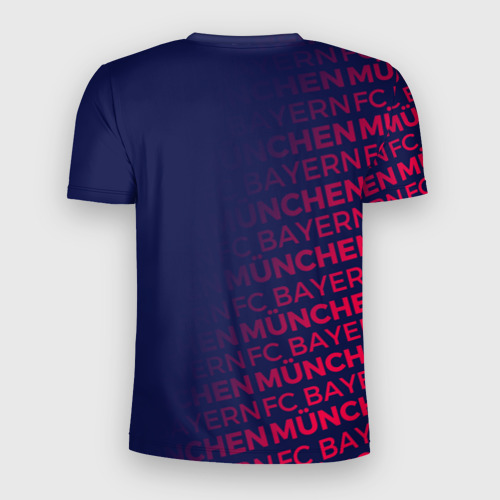 Мужская футболка 3D Slim ФК Бавария Bayern Мюнхен, цвет 3D печать - фото 2