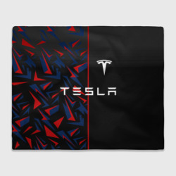 Плед 3D Tesla motors Тесла