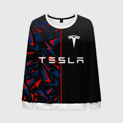 Мужской свитшот 3D Tesla motors Тесла