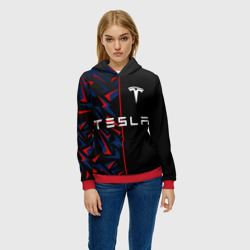 Женская толстовка 3D Tesla motors Тесла - фото 2