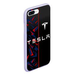 Чехол для iPhone 7Plus/8 Plus матовый Tesla motors Тесла - фото 2